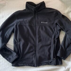 Columbia Charcoal Full-Zip Fleece Jacket